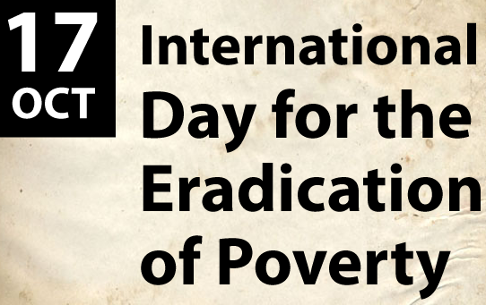 17 October: International Day for the Eradication of Poverty